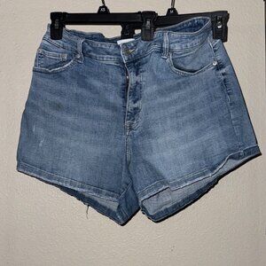 Pistola Light-wash denim shorts - 18w